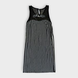 Disney Nightmare Before Christmas Sally Cosplay Dress Medium Black White